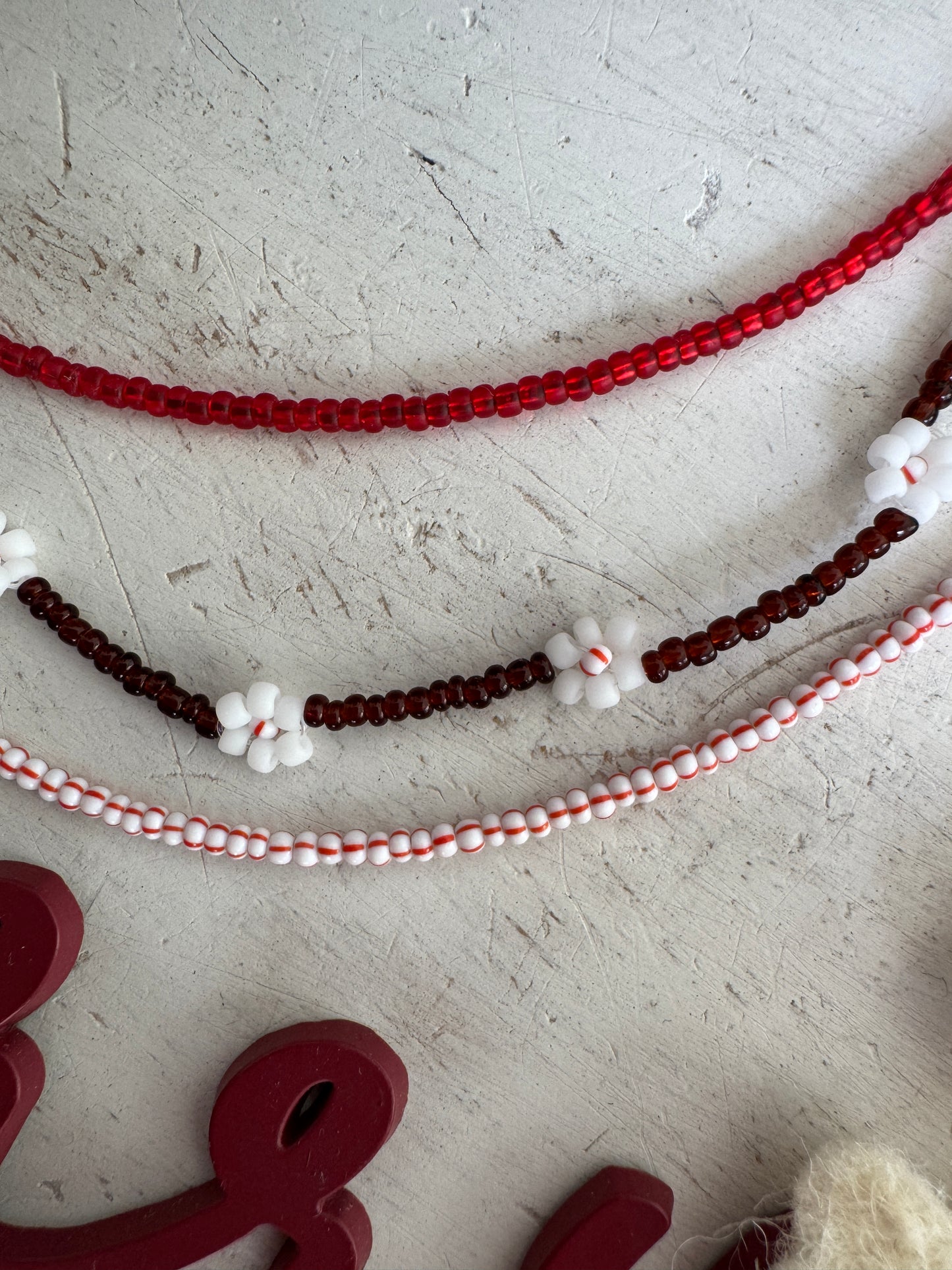 Gingerbread Daisy Bracelet